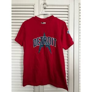 Fanatics New Era Red Detroit Pistons City Edition Jersey T-Shirt Sz: Small